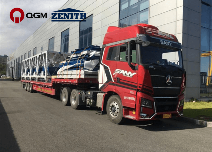 Nueva línea de producción de máquinas para fabricar bloques de hormigón de QGM entregada al noroeste de China para ayudar en la construcción de infraestructura local