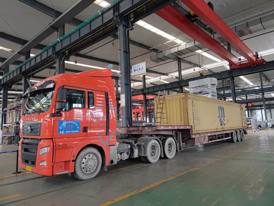 项目发货|澳门银河博彩股份ZN1200S全自动生态砌块成型机生产线发货俄罗斯