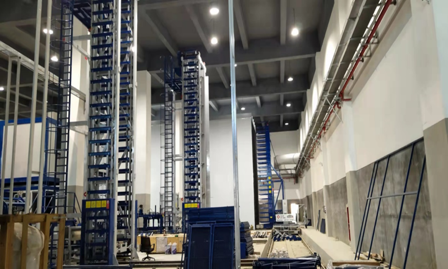 项目现场|澳门银河博彩股份ZN1200S全自动砌块成型机生产线于华东已经进入安装阶段