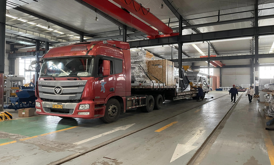 项目发货|澳门银河博彩股份全自动砌块成型机生产线发货华东，助力市政建设