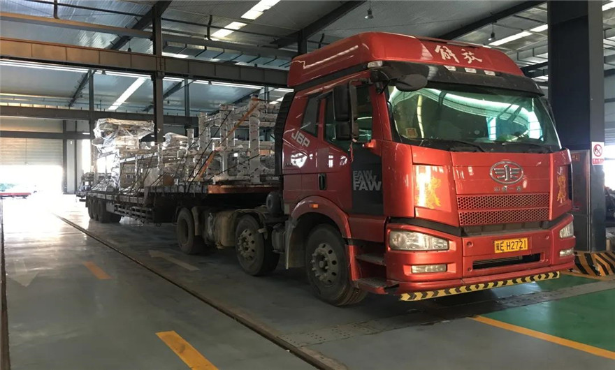 项目发货|澳门银河博彩官方网站股份两套QT10全自动砌块成型机生产线于河北已经进入安装调试阶段