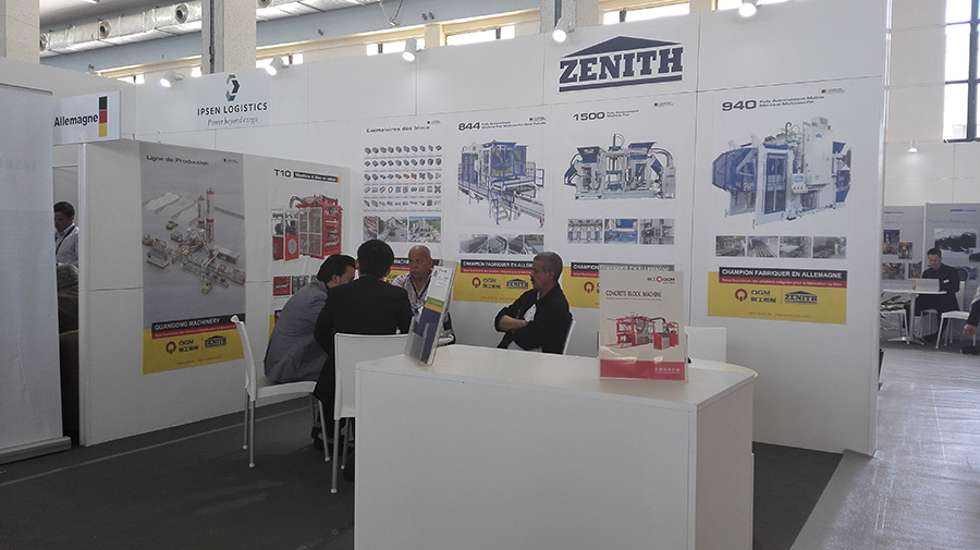 澳门银河博彩德国策尼特亮相阿尔及利亚建筑机械展