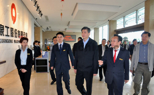 省领导一行来澳门银河博彩官方网站考察、指导